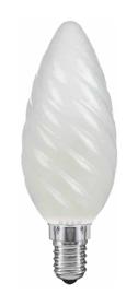025114060  Candle 45mm Twisted Frosted E14 60W 2700K